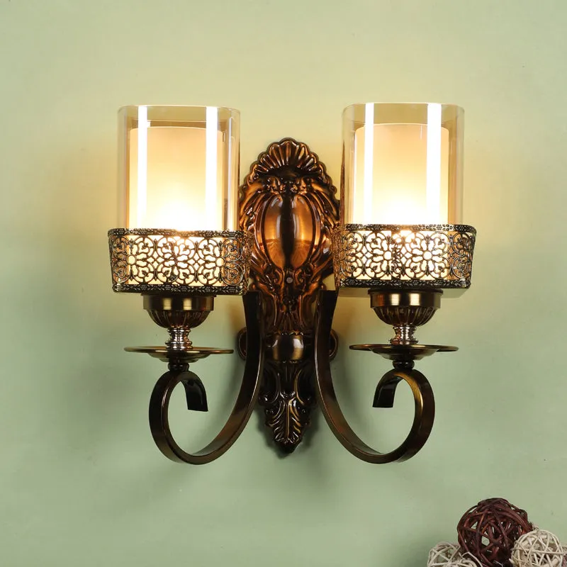 Flax Duo Iron Wall Lamp media 1