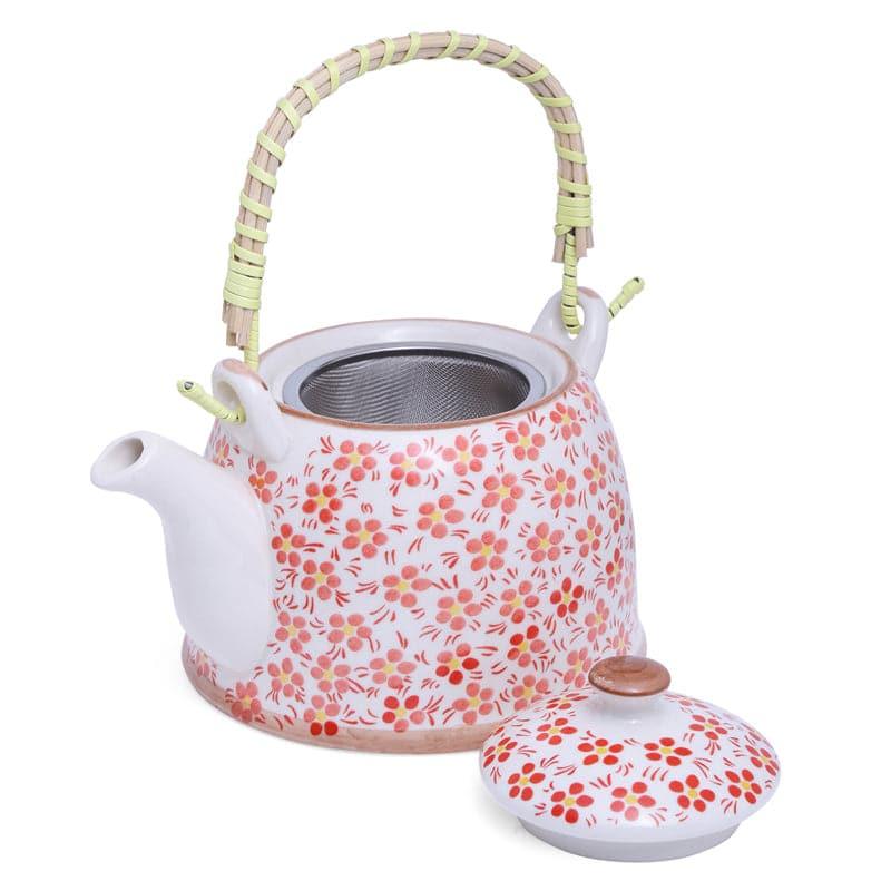Ibis Floral Teapot - Peach media 5