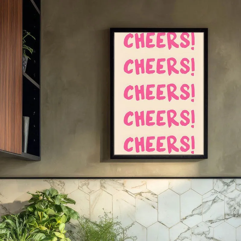 CheersLoop Archival Canvas Wall Art - Black media 3