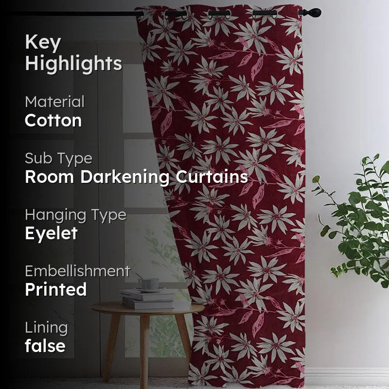 Leaf Cluster Room Darkening Curtain media 2