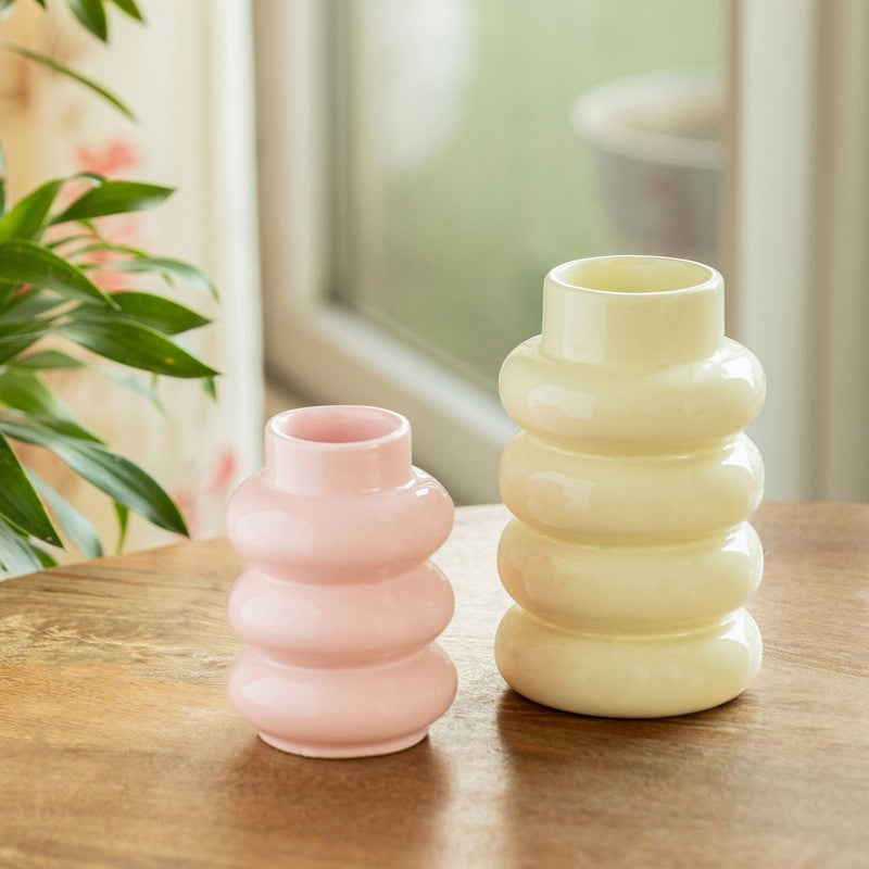 Nova Ceramic Vase - Set Of Two