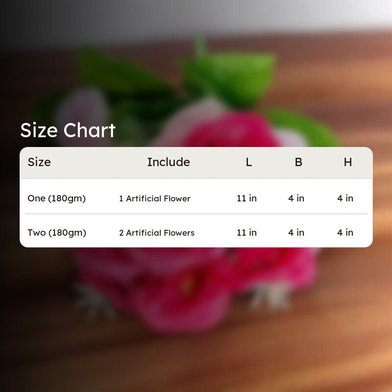Foxglove Rose Artificial Flower Stick media 7