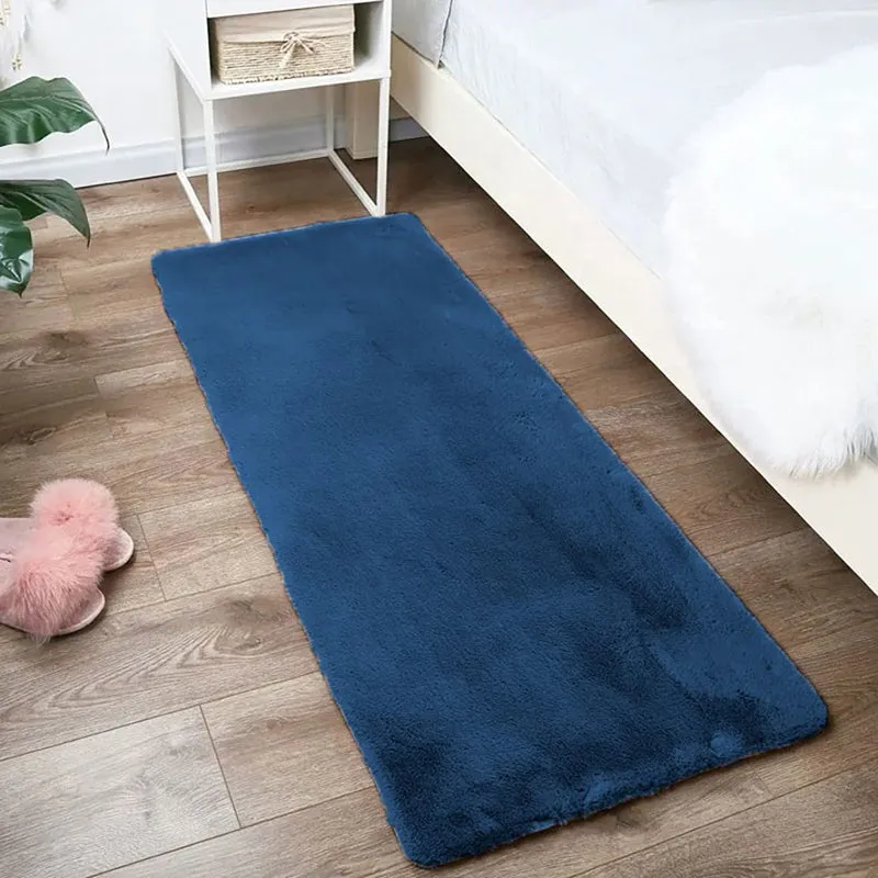 Ruffle Luxe Runner Rug - Teal media 1