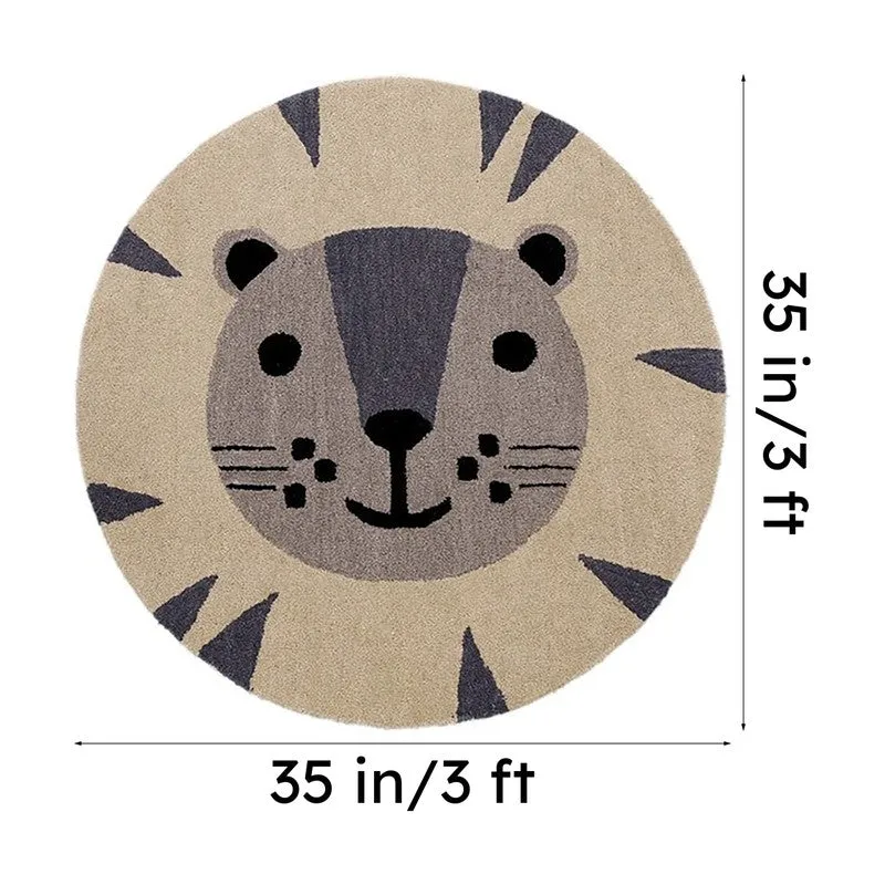Pride King Wool Carpet - Grey,Beige media 6