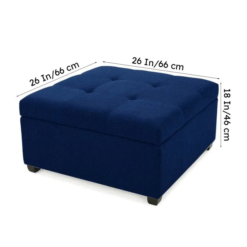 Uvaro Comelo Ottoman - Blue media 10