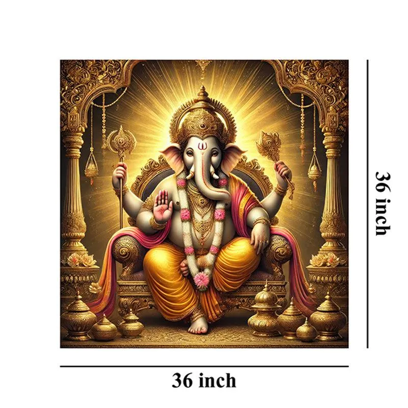 Dhoomaketu Vinayaka Wall Painting media 8
