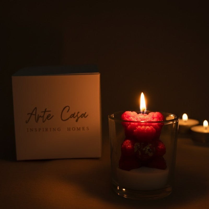 Heartfelt Glow Decorative Candles - Red media 7