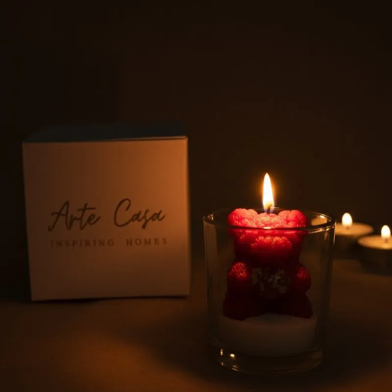Heartfelt Glow Decorative Candles - Red media 7