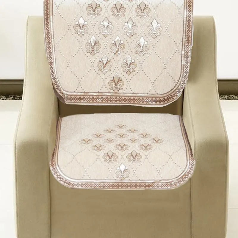 Nidha Cotton Sofa Cover (Off White) media 4