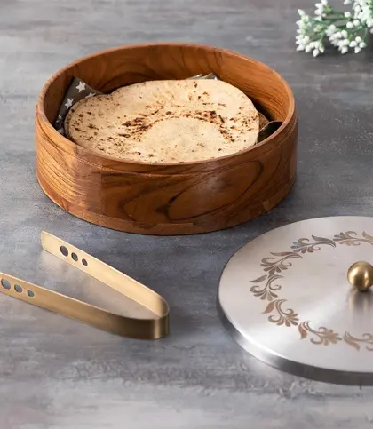 Wood · Stainless Steel