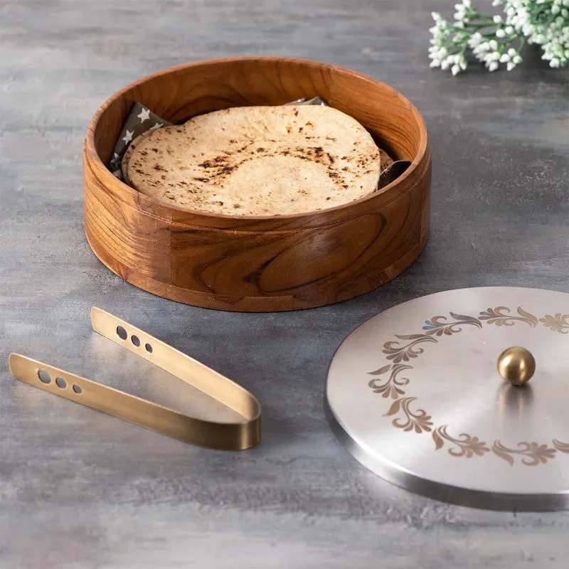 Acacia Roti Box - Silver media 1