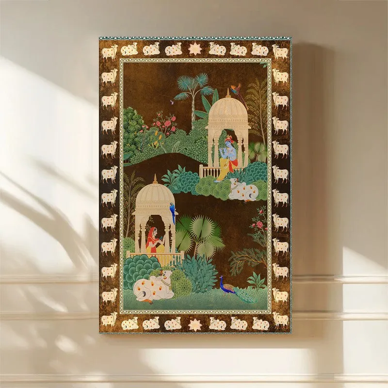 Vrindavan Bliss Wall Art media 6
