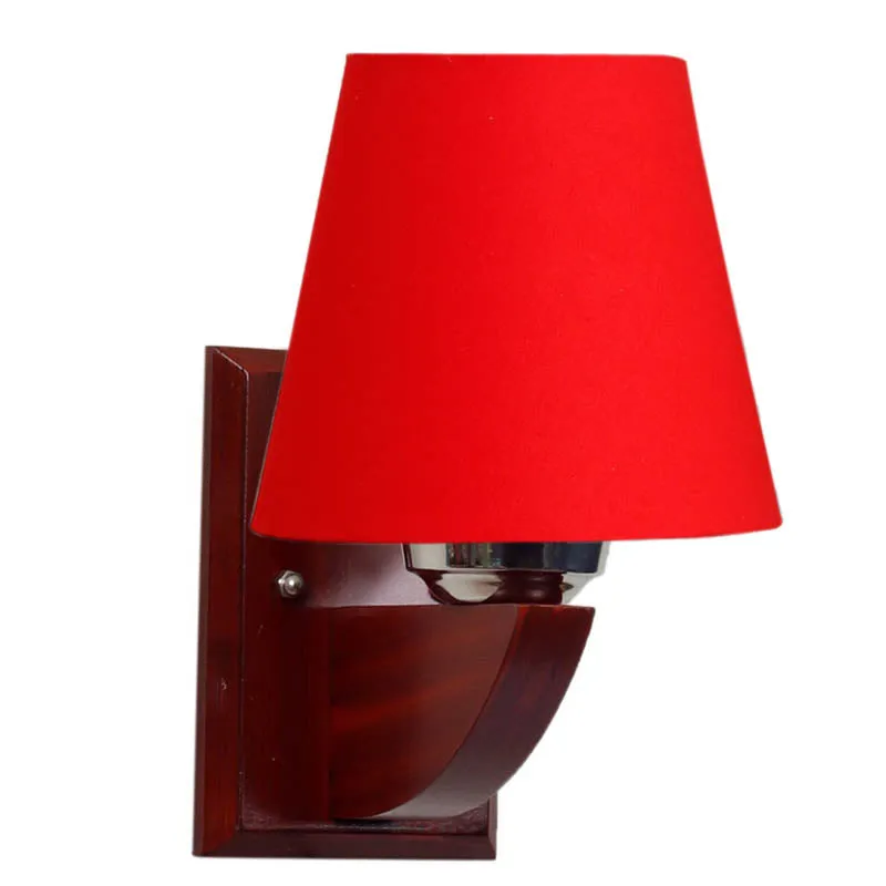 Lush Conical Wooden Wall Lamp media 5