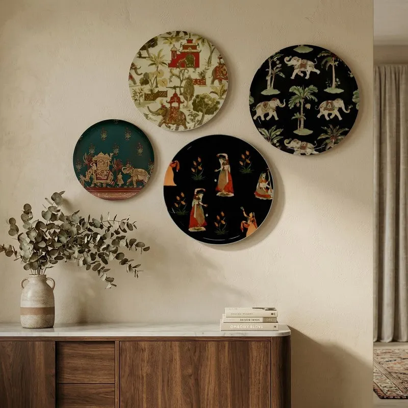 Storique Metal Wall Plates - Set of Four media 1