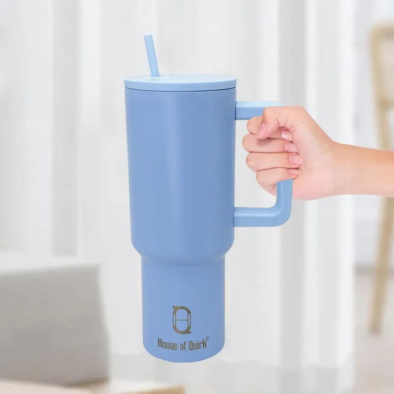 Hydra Boost Stainless Steel Tumbler (1200 ML) - Mist Blue media 1