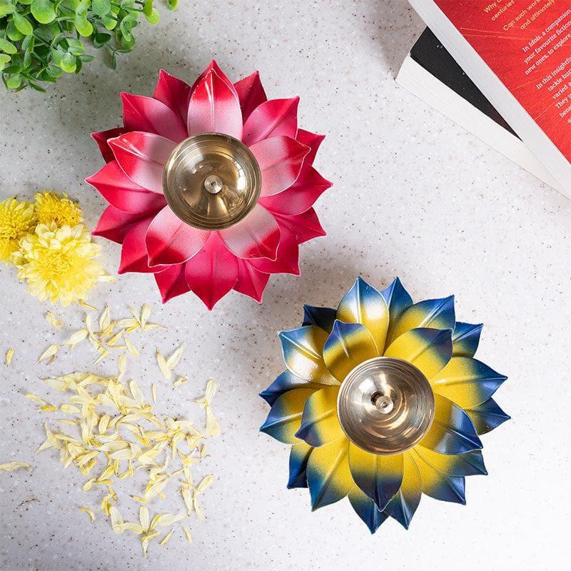 Lotus Kuber Diya - Set Of Two media 3