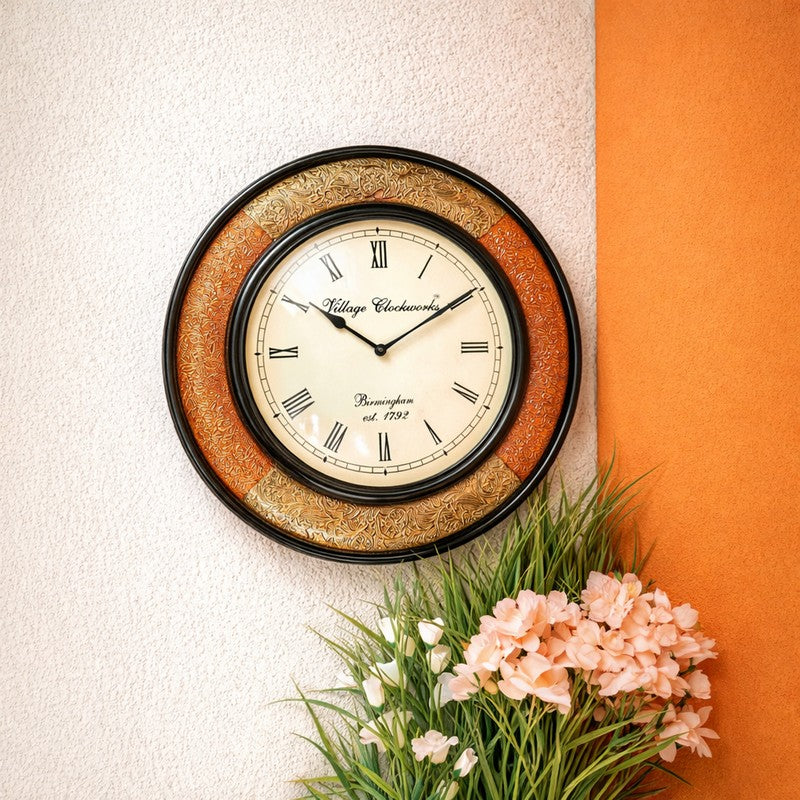 Regal Tempo Accent Wooden Wall Clock