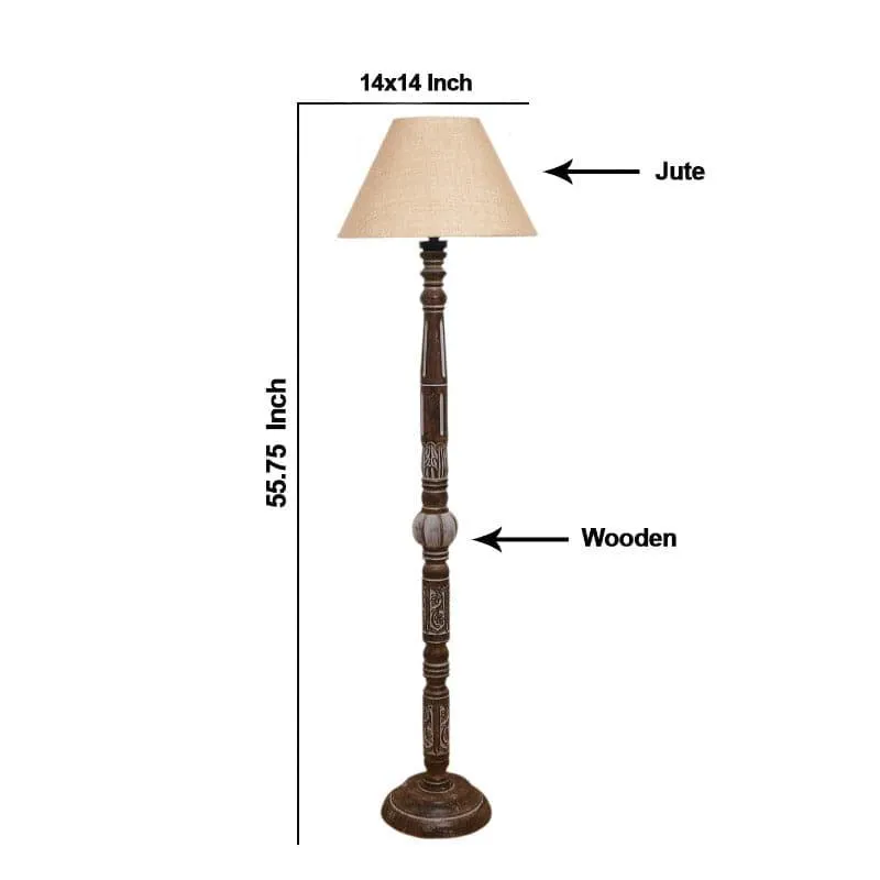 Colton Ezra Floor Lamp - Beige media 5