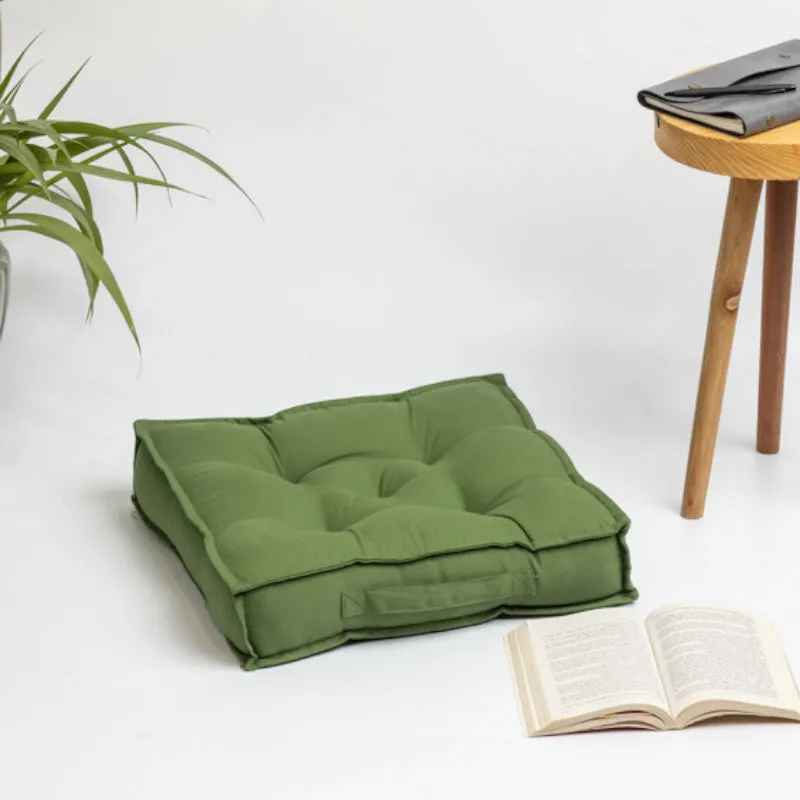Tara Floor Cushion - Light Green media 1