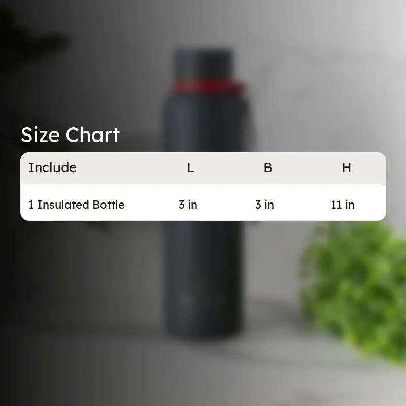 Aqueous Hot & Cold Thermos Water Bottle (Grey) - 750 mL media 6