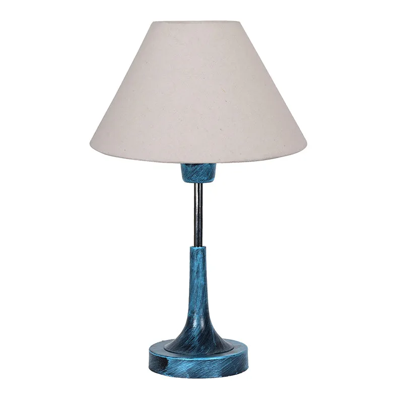 Arialla Bleu Metal Table Lamp - Beige,Blue media 3