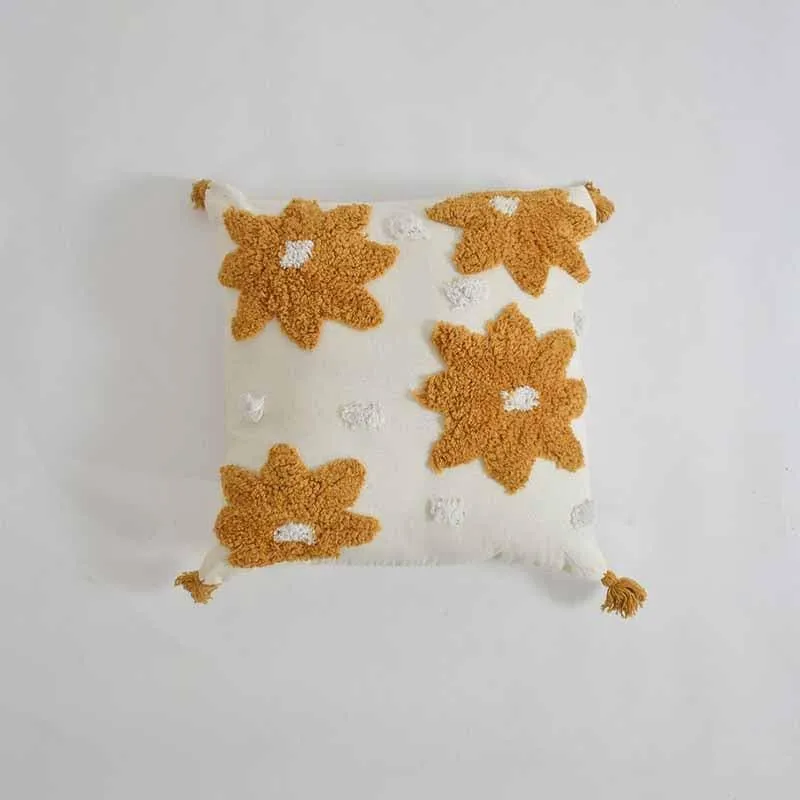 Happy Sunflower Cushion Cover- Set Of Two media 4
