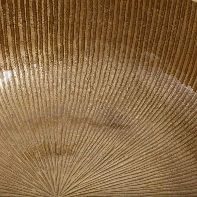 Golden Textured Serving Bowl media 6