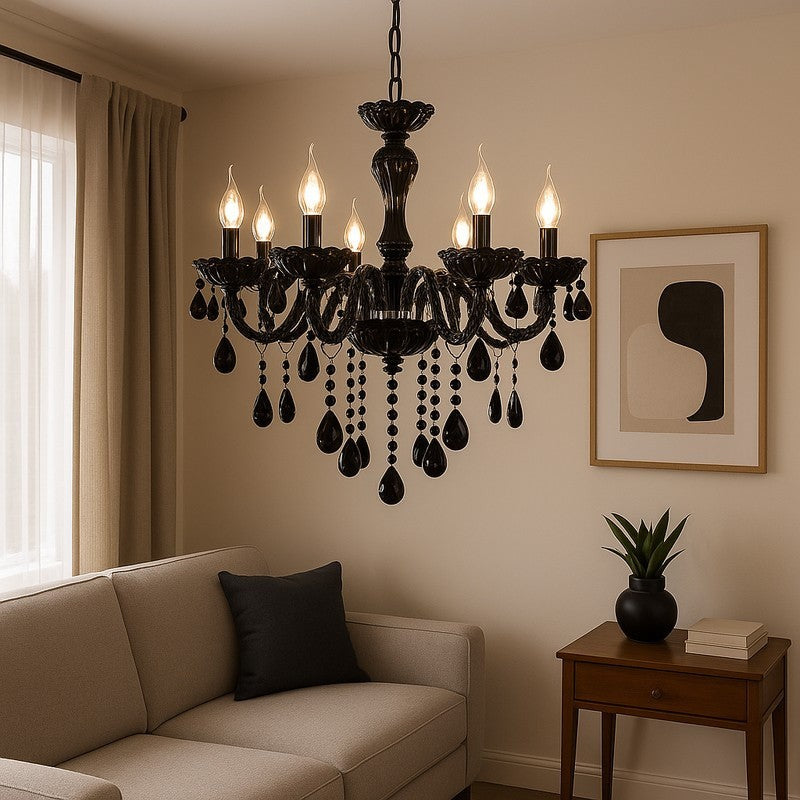 Imperiora Metal Chandelier - Black media 2
