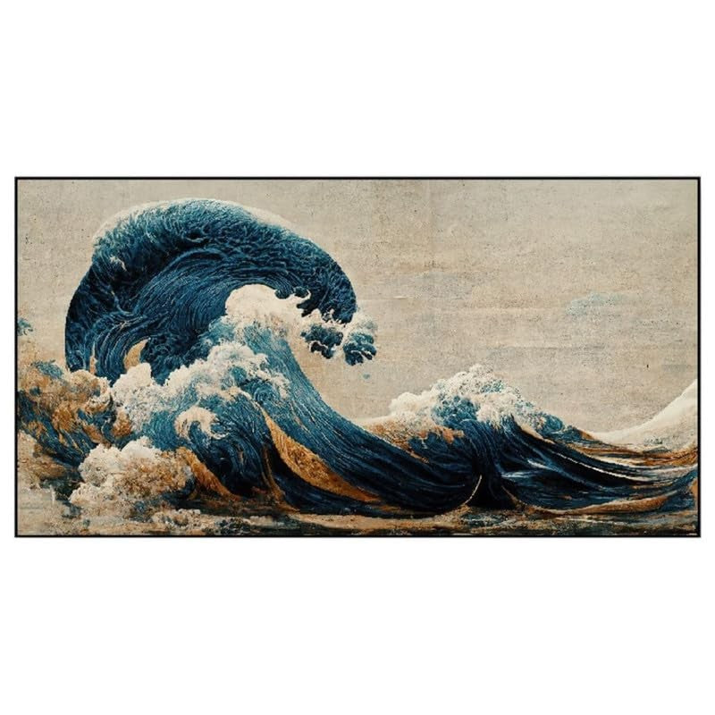 Coastal Voyage Canvas Wall Painting With Frame media 4
