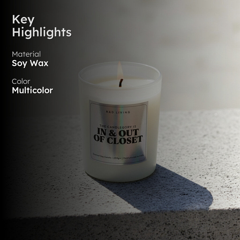 In & Out Of Closet Scented Candle media 2