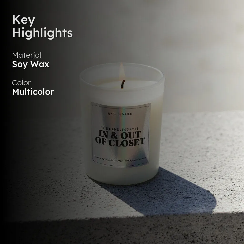 In & Out Of Closet Scented Candle media 2