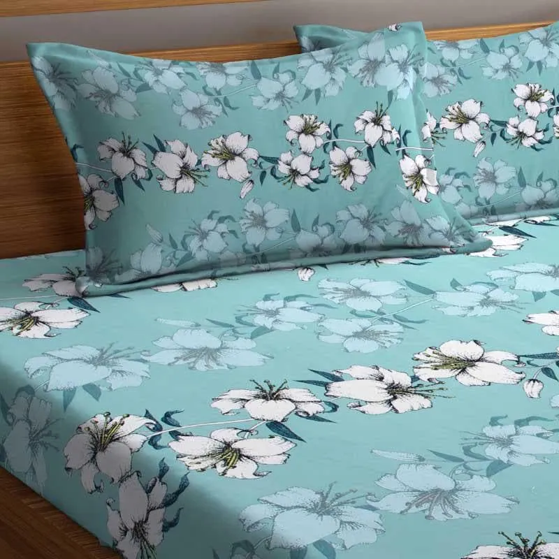 Cecelia Printed Microfiber Bedsheet - 130 GSM media 5