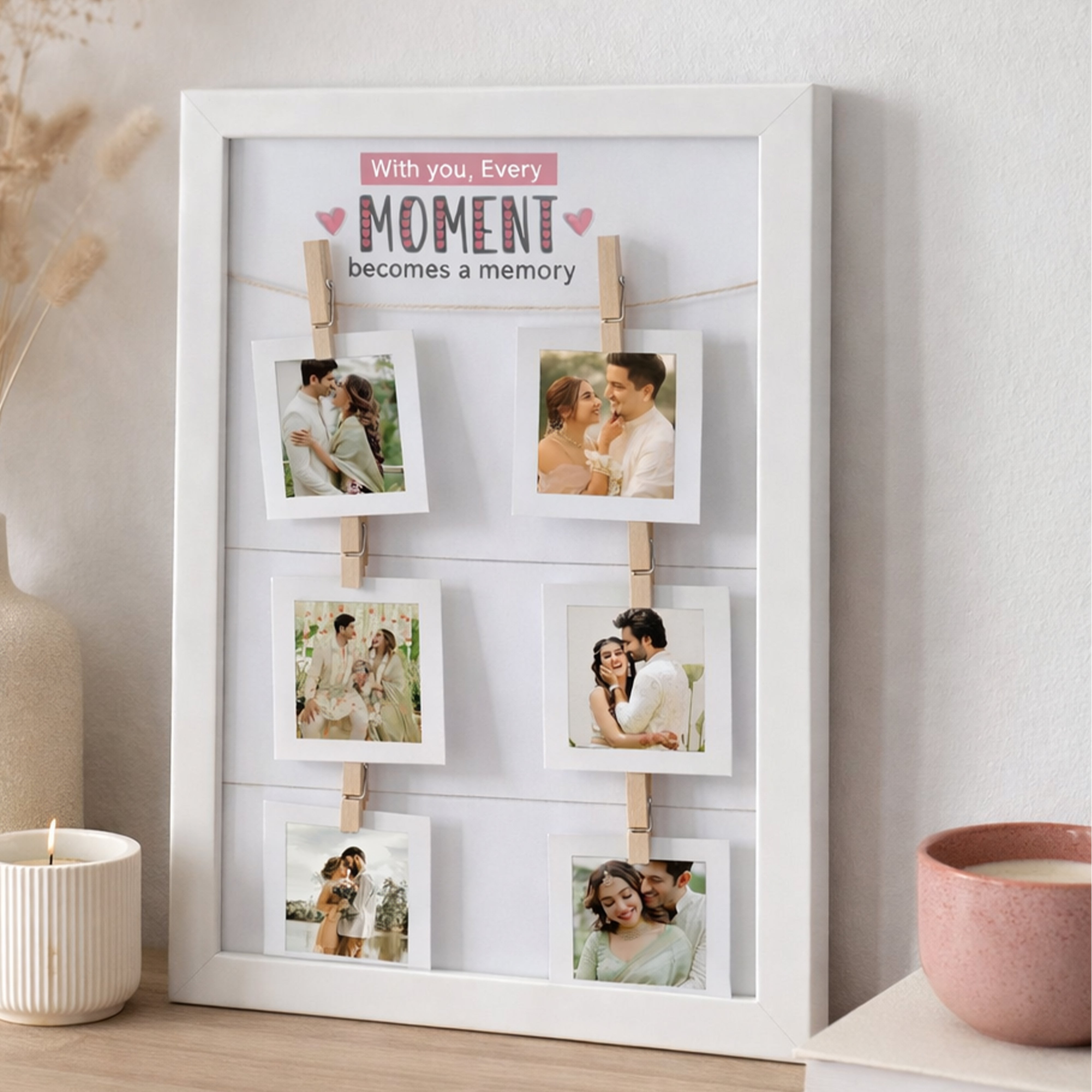 TimelessThread MDF Photo Frame - White media 3
