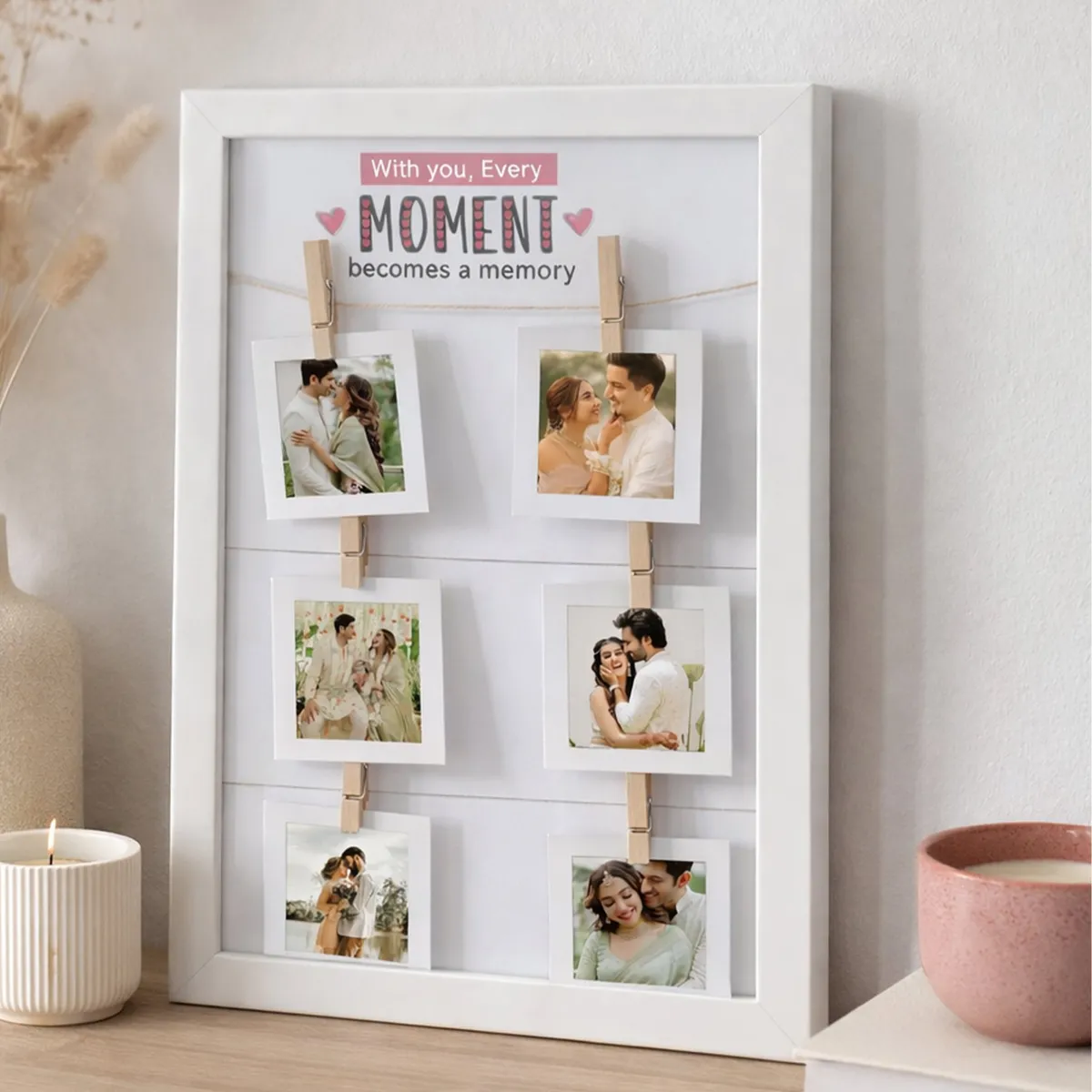 TimelessThread MDF Photo Frame - White media 3