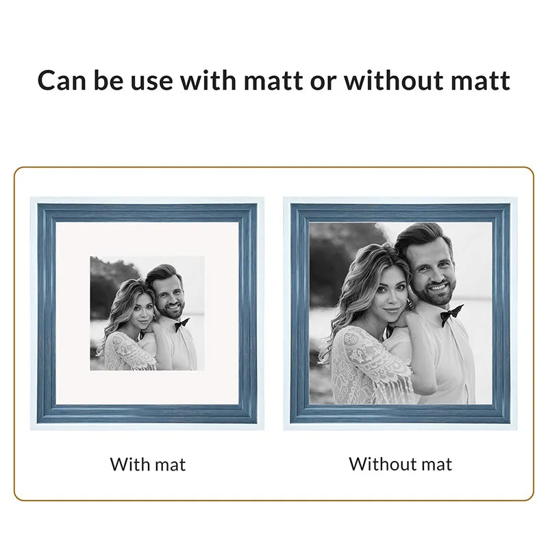Time & Timber Lite Photo Frame (Blue) - Set Of Four media 5