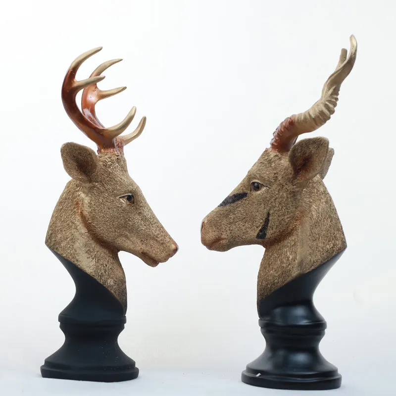 Deer Dream Showpiece - Set Of Two media 3