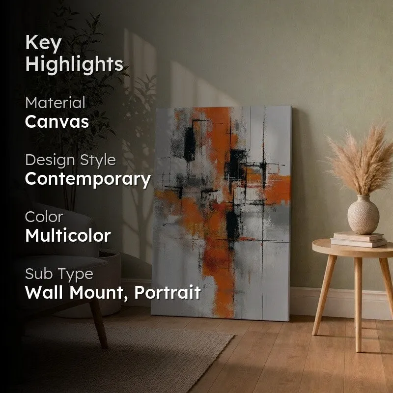 Structured Color Flow Canvas Wall Art media 2