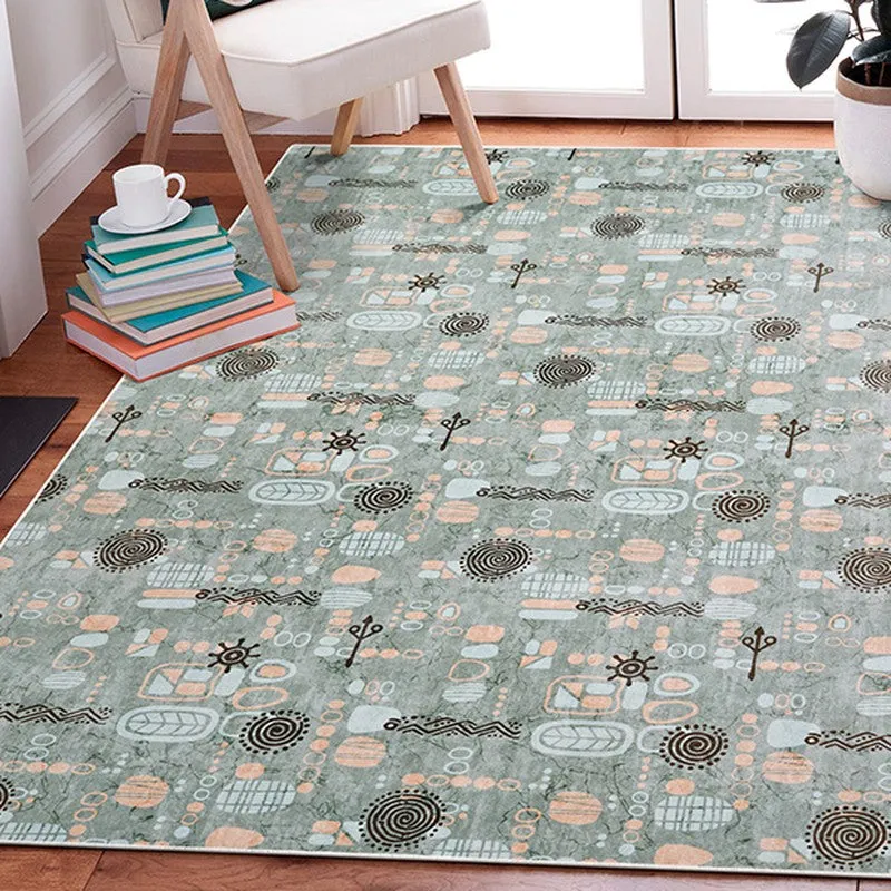 Liora Mint Anti-Skid Carpet media 3