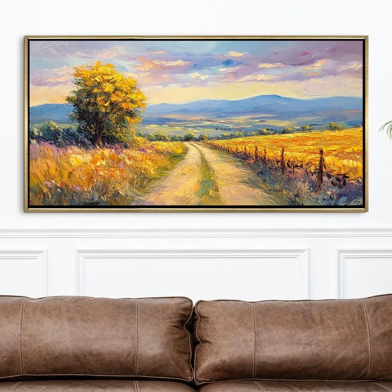 Tuscany Canvas Wall Painting With Frame media 4