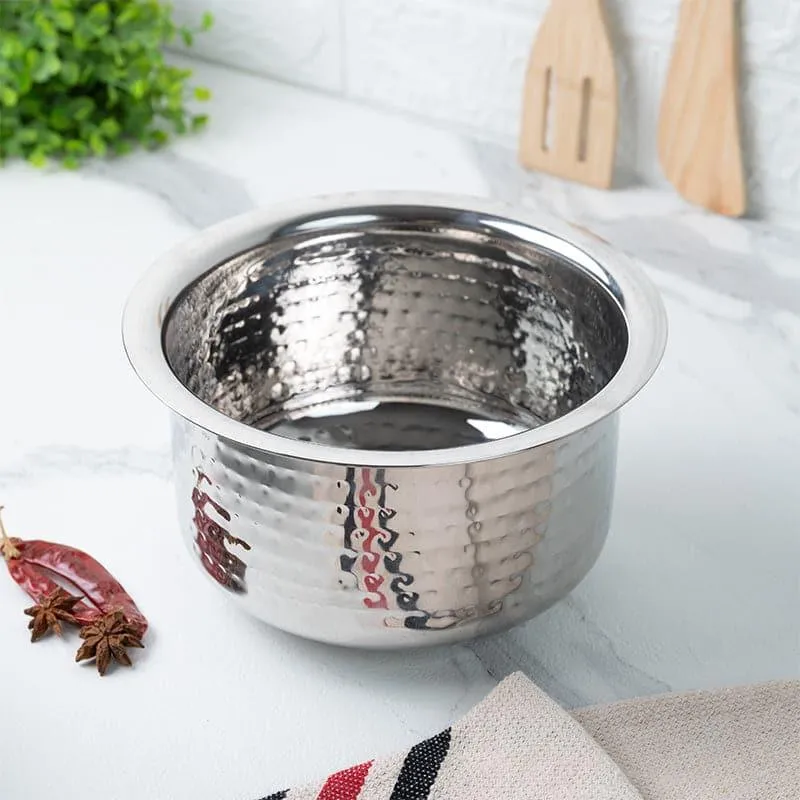 Sizzle Stainless Steel Pateela - 2450 mL / 8 Inches media 1