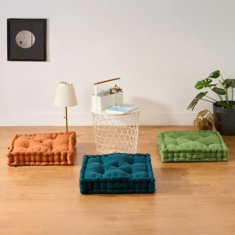 Marlon Floor Cushion (Terracotta Brown) - Set Of Four media 7