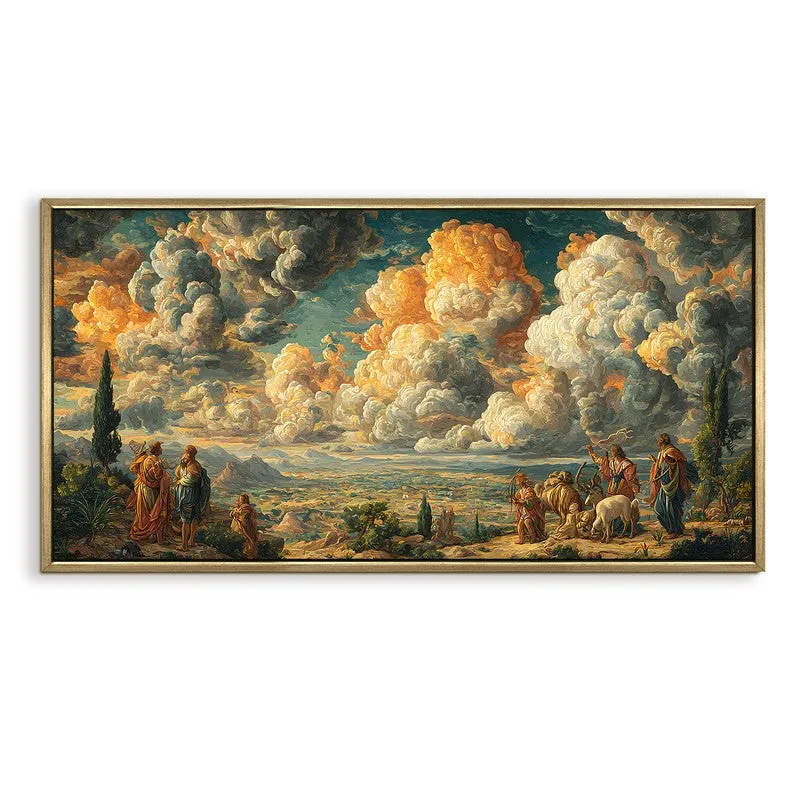 Heavenscape Canvas Wall Painting With Frame media 3