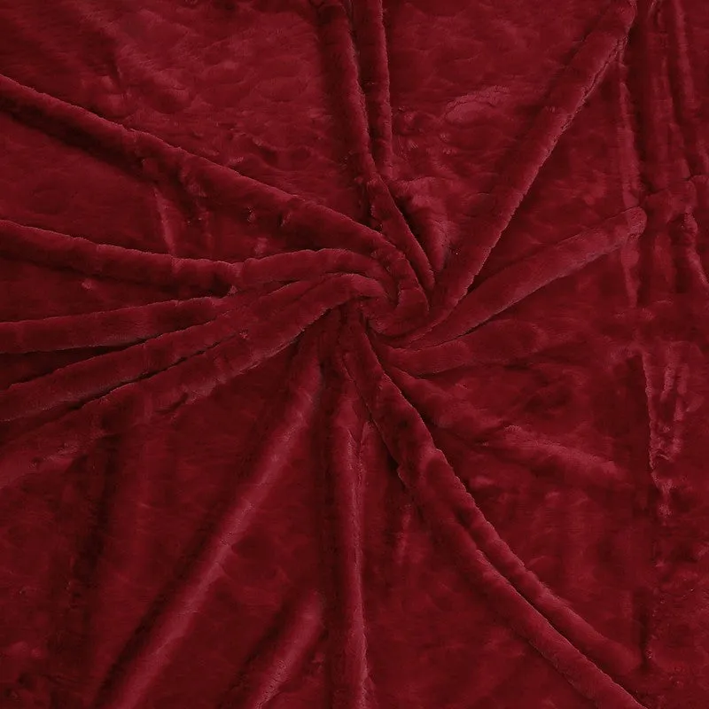 Monte Carlo Azure Bliss Blanket (Red)- 852 GSM media 7