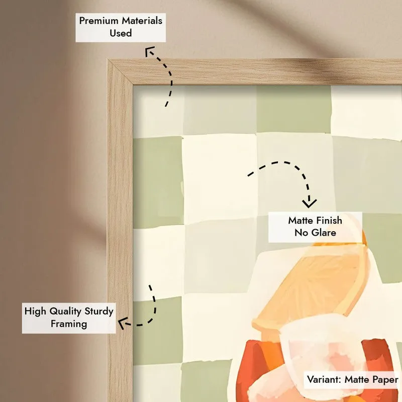 GeometricSip Archival Canvas Wall Art - Brown media 8