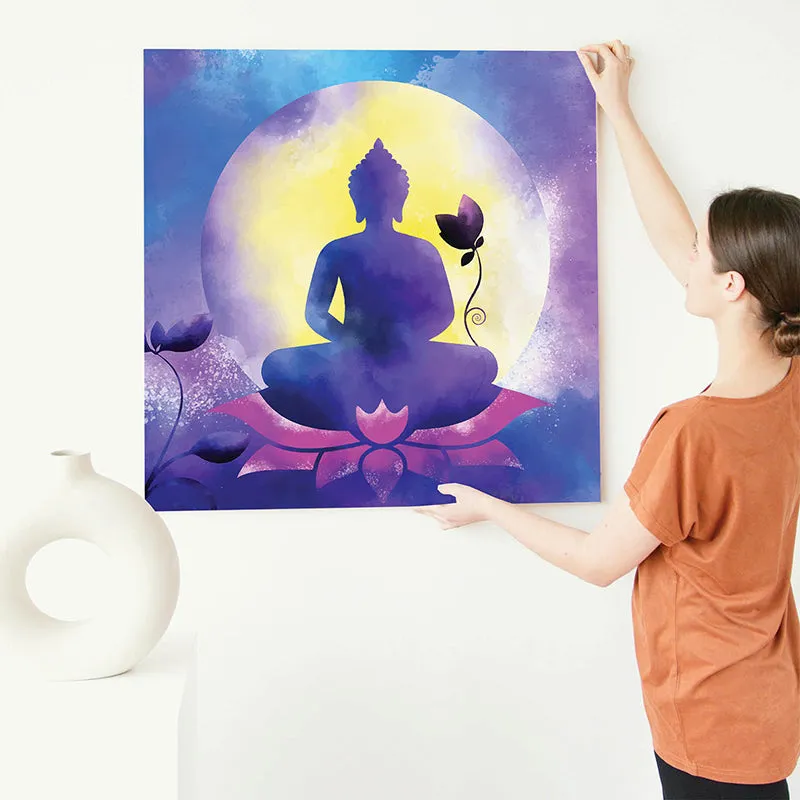 Buddha Silhouette Canvas Wall Art media 5