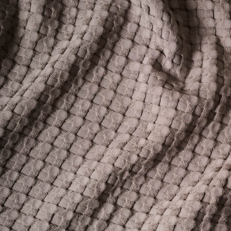 Fluffy Waffle Bath Towel - Grey media 4