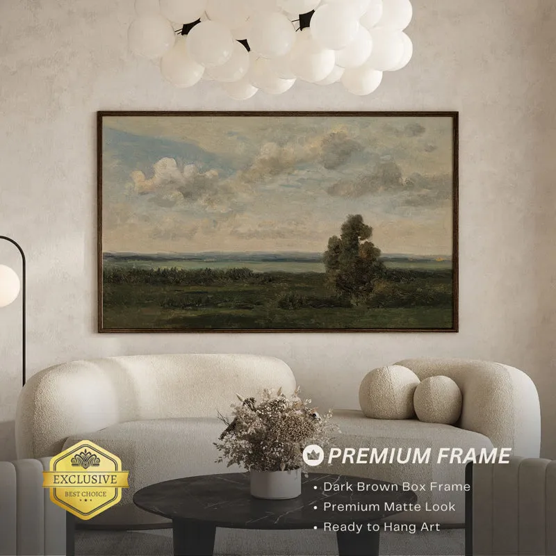 Sylvan Calm Wood Wall Art With Frame - Black media 3