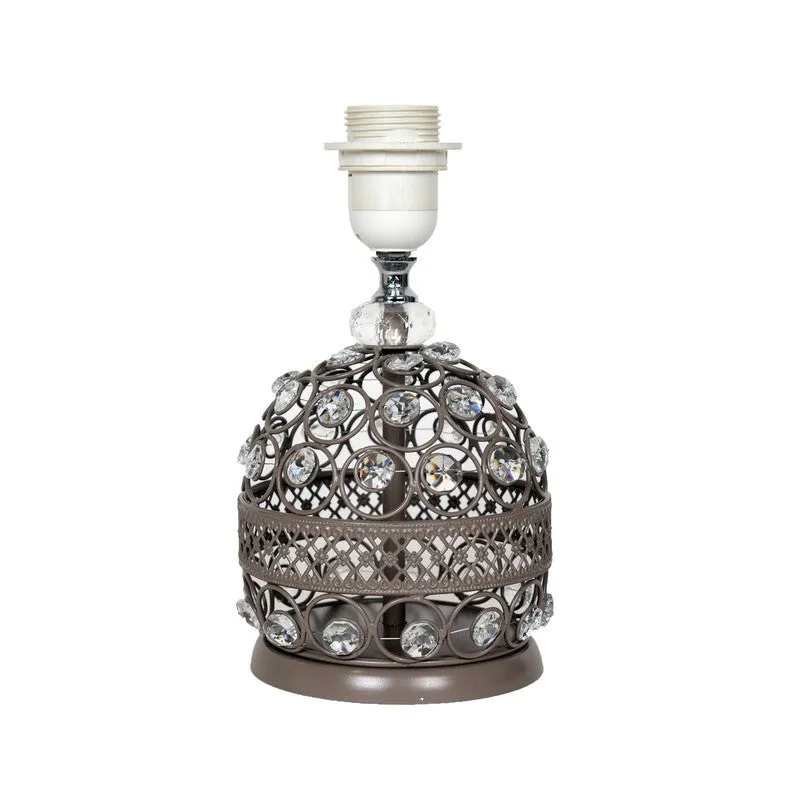 StoneLite Earthy Metal Table Lamp - Grey media 5