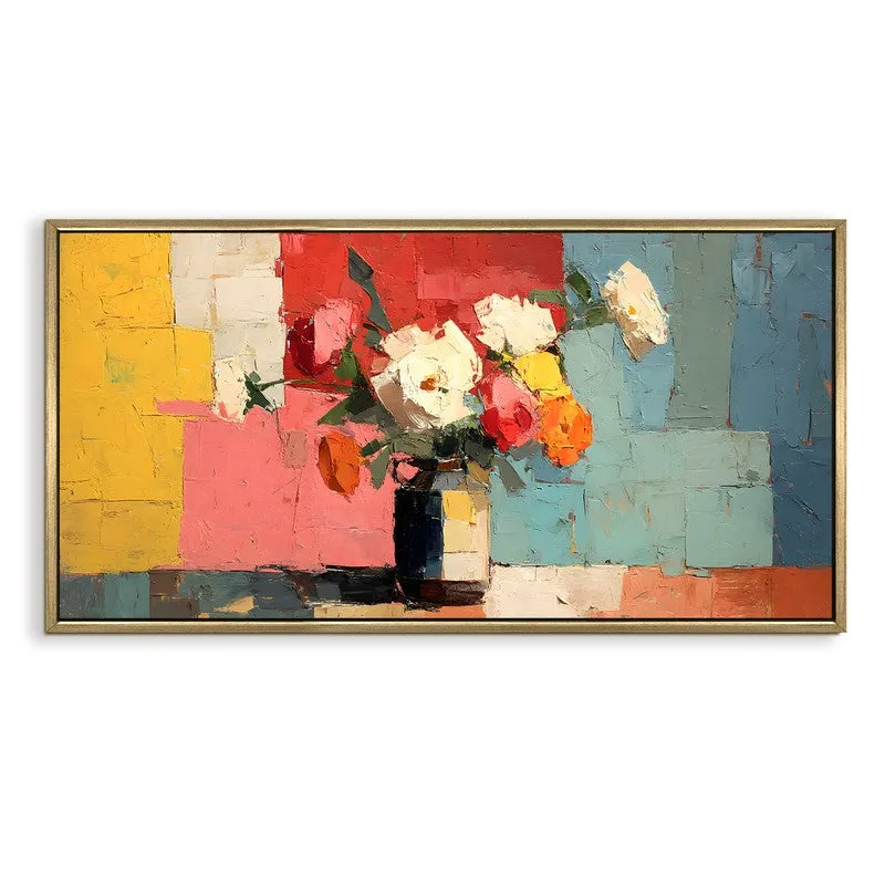 Florique Canvas Wall Painting With Frame media 3