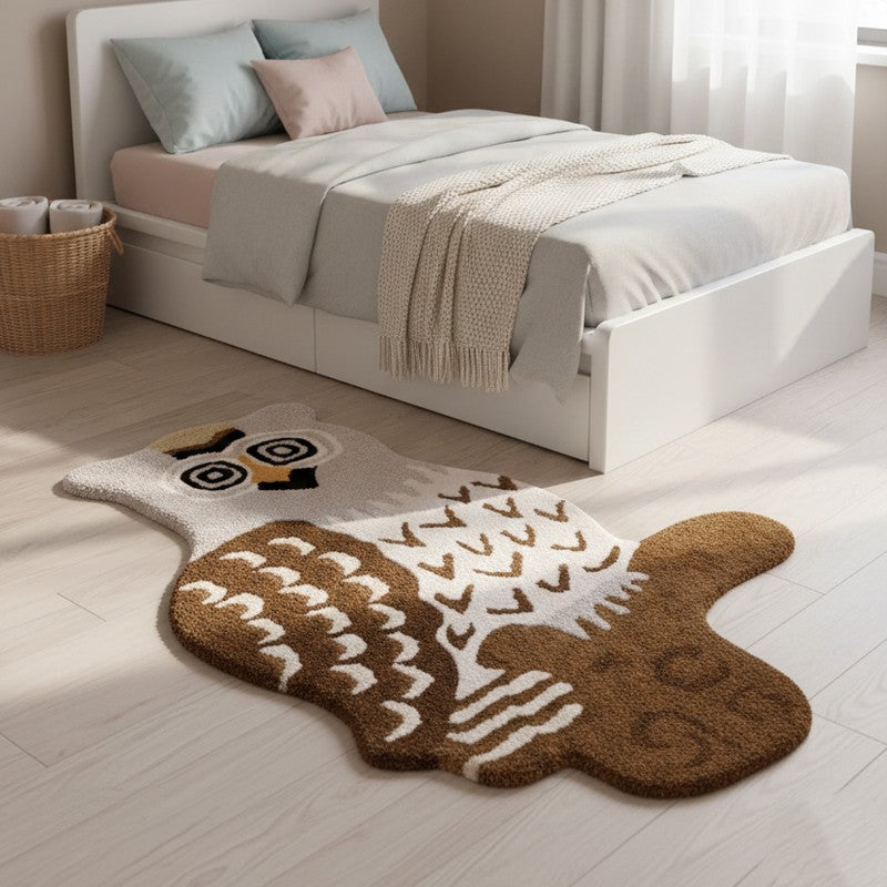 Owl Cotton Carpet - 2 x 3 ft